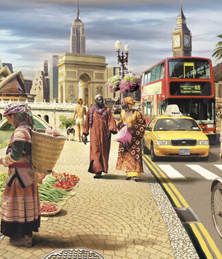 EDUCA Puzzle 3000 Global World (Panorama) (*)