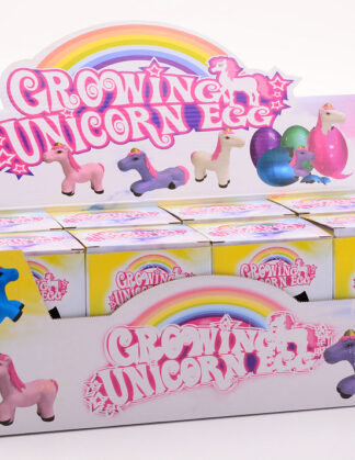 JOHNTOY Mega Egg with growing Unicorn big 11cm.(box)(EX)