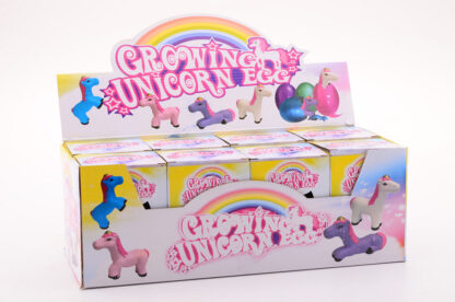 JOHNTOY Mega Egg with growing Unicorn big 11cm.(box)(EX)