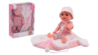 JOHNTOY Nukk Baby Rose Deluxe 35 cm (karp)