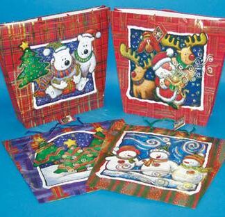 POSTL Kinkekott X-mas JÕULUD erin 4 (EX)