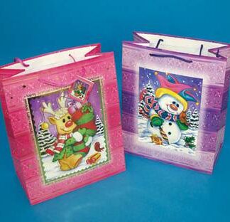 POSTL Kinkekott X-mas RELJEEF (lilla-roosa) (EX)