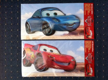 GK Seinakleebis 3D Cars helendav (EX)