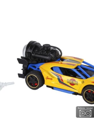 MANEN Die Cast pull back Roadblasters car w.light/smoke 15cm(*)