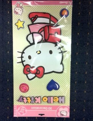 GK Seinakleebis 3D Hello Kitty XL helendav (EX)