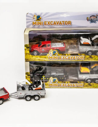 MANEN Die Cast pull back Pajero + mini crane w.hanger