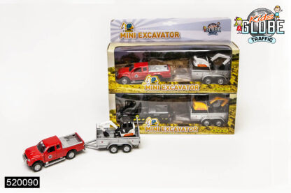 MANEN Die Cast pull back Pajero + mini crane w.hanger