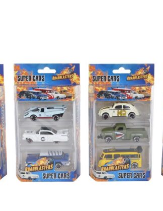 MANEN Mudelid 3-pakk "Roadblasters" 7 cm
