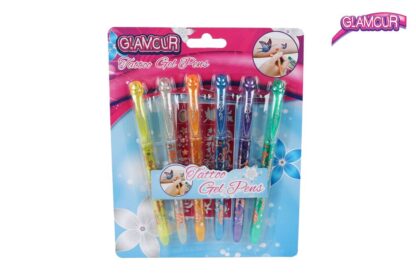 MANEN Glitter Tatoo pens 6 pcs. on card