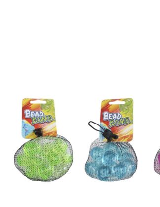 MANEN Glamour antistress crackling beads ball 9cm 4ass