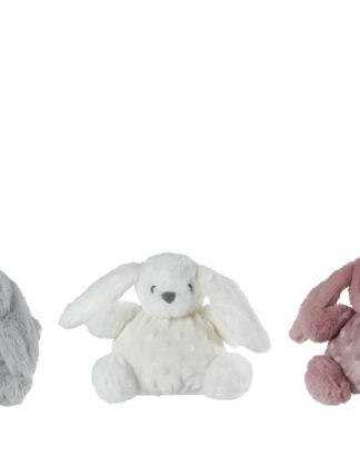 MANEN Mini Club rattle hare textured plush 3ass 16cm