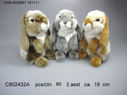 UNITOYS Jänes 3 erin.värvi 18 cm.