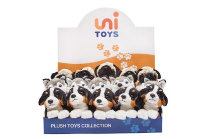 UNITOYS Dog 3 asst 21 cm.(display)