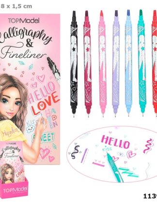 TOPModel Viltpliiatsid Kalligraafia 8tk 2-e otsaga