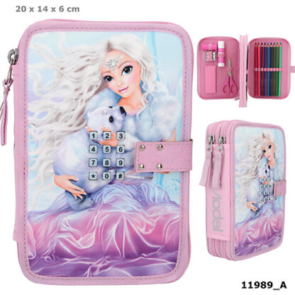 TOPModel Filled Pencil Case with code Iceworld