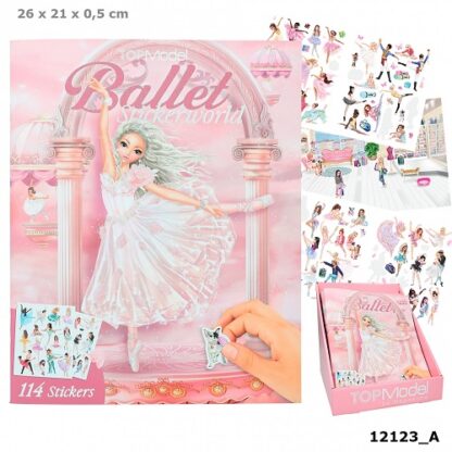 TOPModel Kleebiseraamat Stickerworld 2022 Ballet (*)