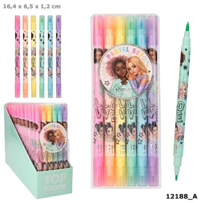 TOPModel Double Felt Pen set Pastel