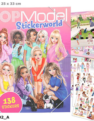TOPModel Kleebiseraamat Stickerworld