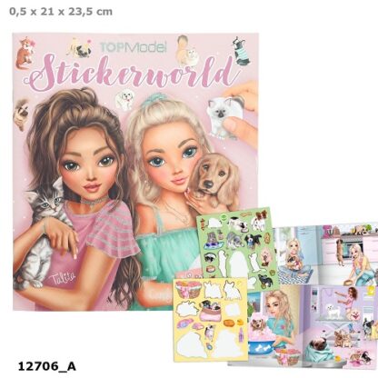 TOPModel Kleebiseraamat Stickerworld 2024 Kitty-Doggy