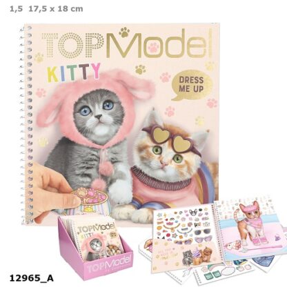 TOPModel Kleepimisraamat Riietamine 2024 Kitty