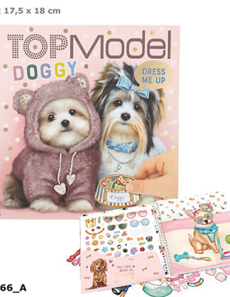 TOPModel Kleepimisraamat Riietamine 2024 Doggy