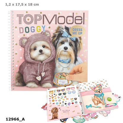 TOPModel Kleepimisraamat Riietamine 2024 Doggy