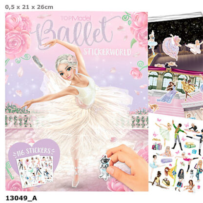 TOPModel Kleebiseraamat Stickerworld 2024 Ballet