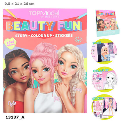 TOPModel Colouring Book Beauty Fun 2024