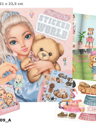 TOPModel Kleebiseraamat Stickerworld 2024 Team Teddy