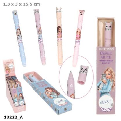 TOPModel Erasbale Gel Pen Kitty & Doggy