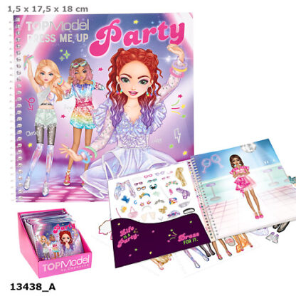 TOPModel Dress Me up Stickerbook 2024 Party