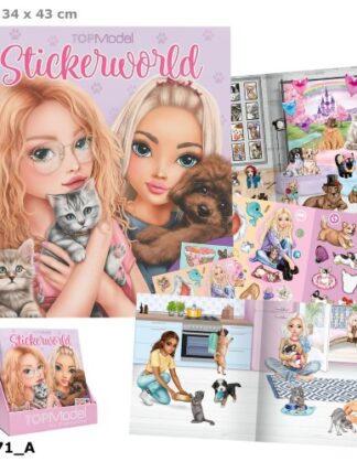 TOPModel Kleebiseraamat Stickerworld 2025 Kitty-Doggy