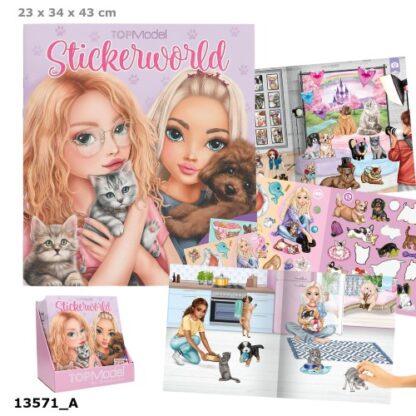 TOPModel Kleebiseraamat Stickerworld 2025 Kitty-Doggy