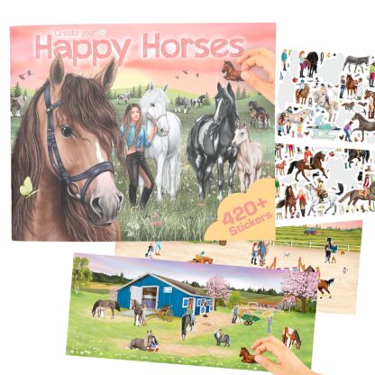 DEPESCHE Kleebiseraamat "Happy Horses" 2025