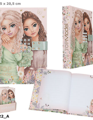 TOPModel Diary with electronic code and music