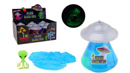 JOHNTOY Lima "UFO" valgusega/helendav tulnukas