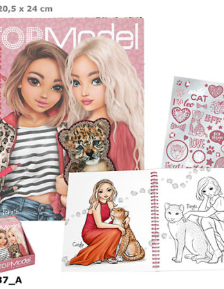 TOPModel Värvimisraamat litritega 2025 Leoheart