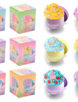 JOHNTOY GlossyGoo - "Beauty" putty XL, 6 asst.