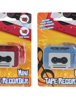 MANEN Key ring cassette recorder 2ass 5,5cm